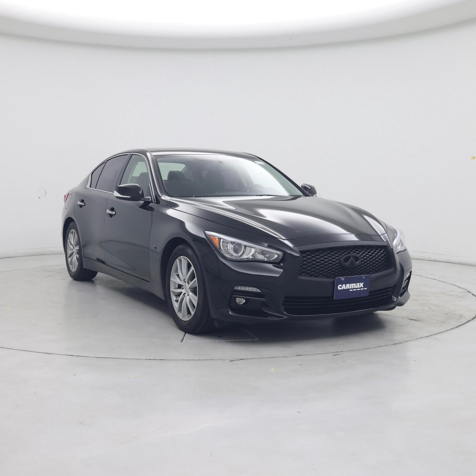 Black 2015 INFINITI Q50 Sedan  Automatic