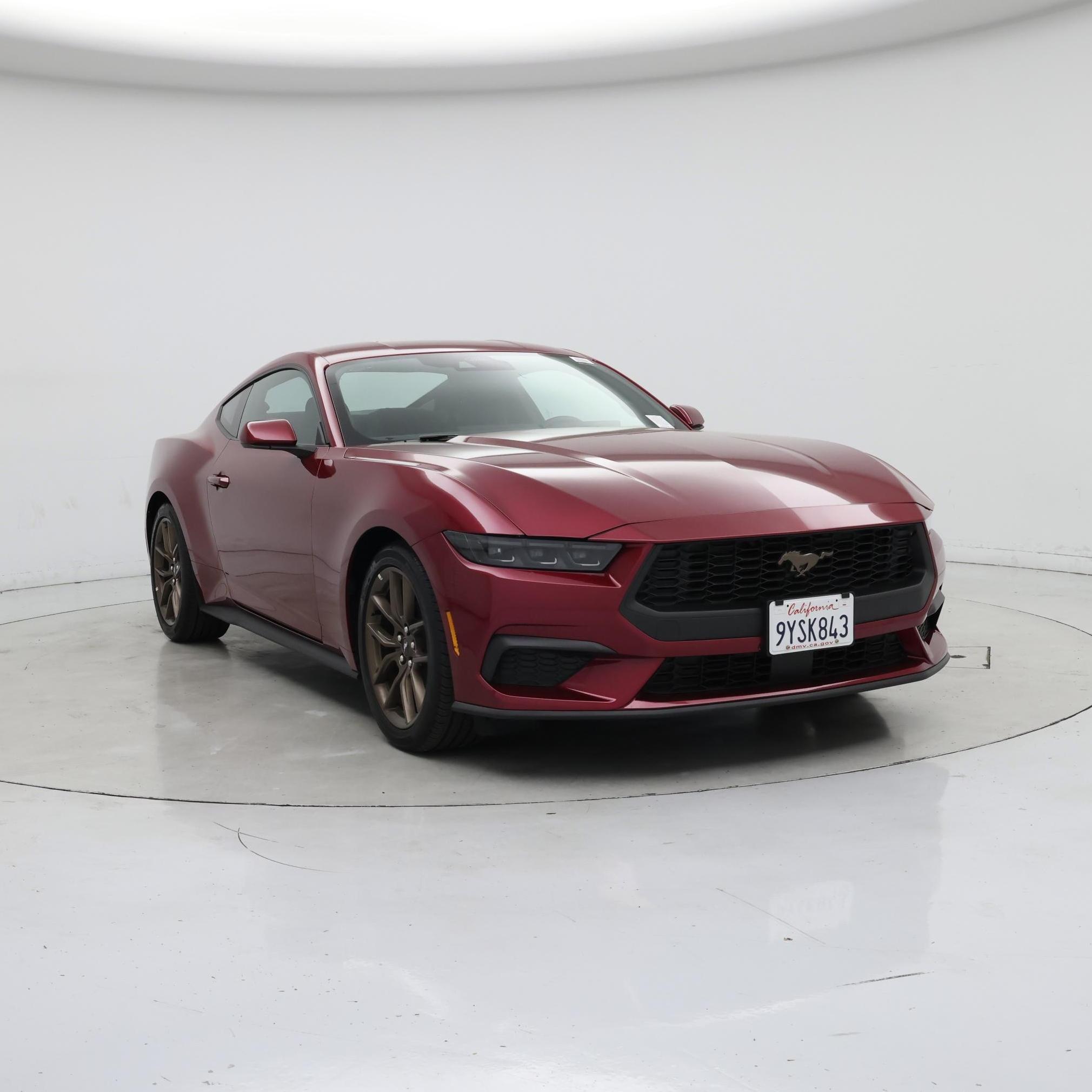 Red 2026 Ford Mustang EcoBoost Fastback RWD Coupe Rear-Wheel Drive Automatic