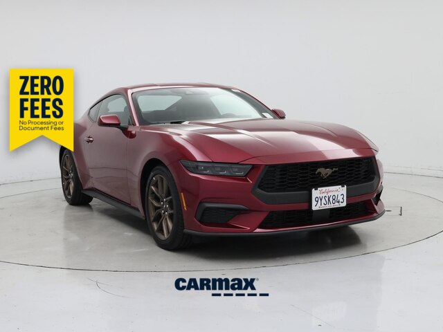 Red 2026 Ford Mustang EcoBoost Fastback RWD Coupe Rear-Wheel Drive Automatic