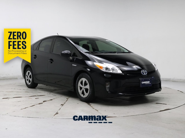 Black 2015 Toyota Prius Hatchback Front-Wheel Drive Automatic