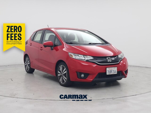 Red 2016 Honda Fit Hatchback Front-Wheel Drive Automatic