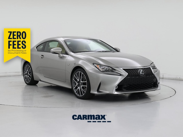 Silver 2016 Lexus RC 350 RWD Coupe Rear-Wheel Drive Automatic