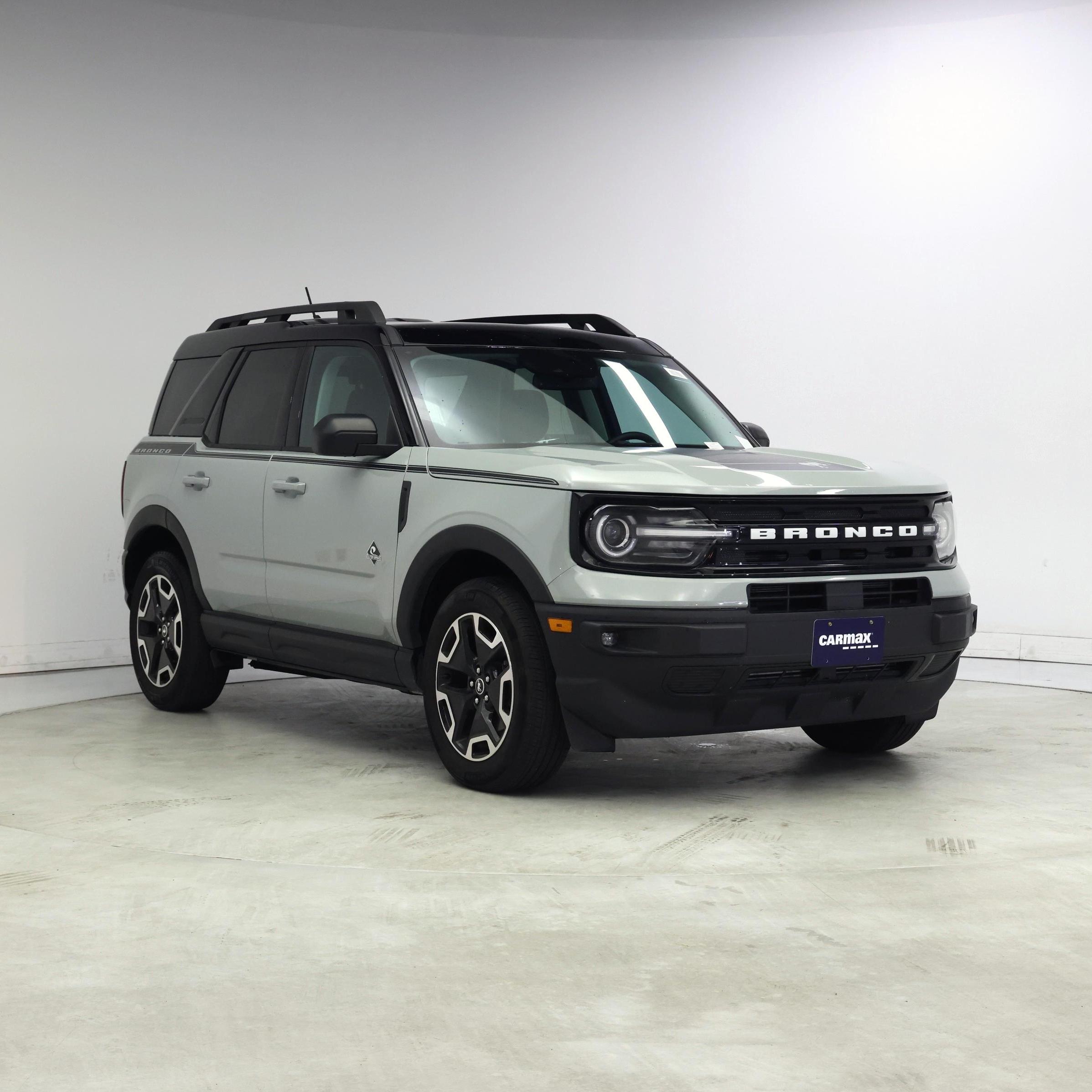 Blue 2024 Ford Bronco Sport Outer Banks AWD SUV / Crossover All-Wheel Drive Automatic