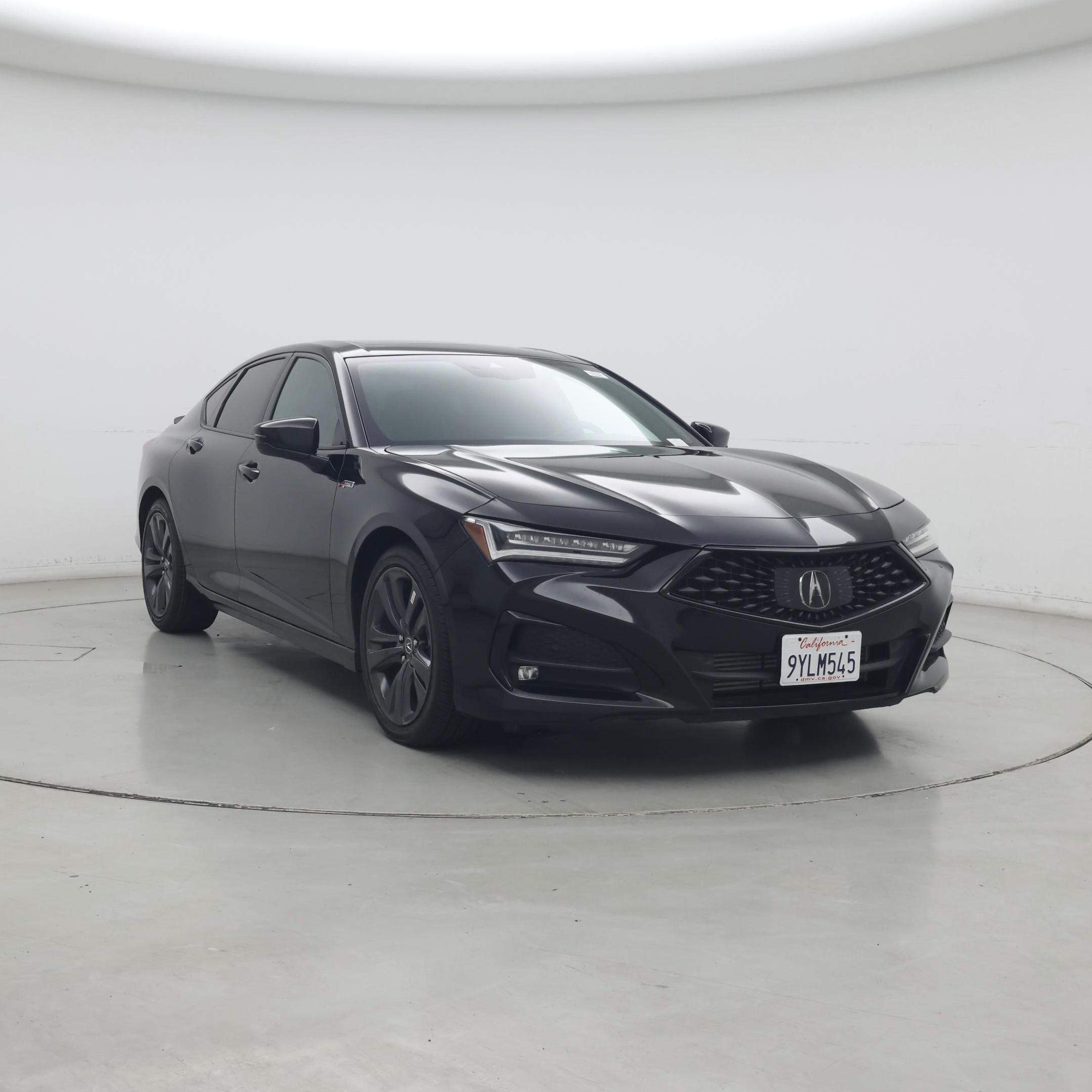 Black 2023 Acura TLX FWD with A-Spec Package Sedan Front-Wheel Drive Automatic