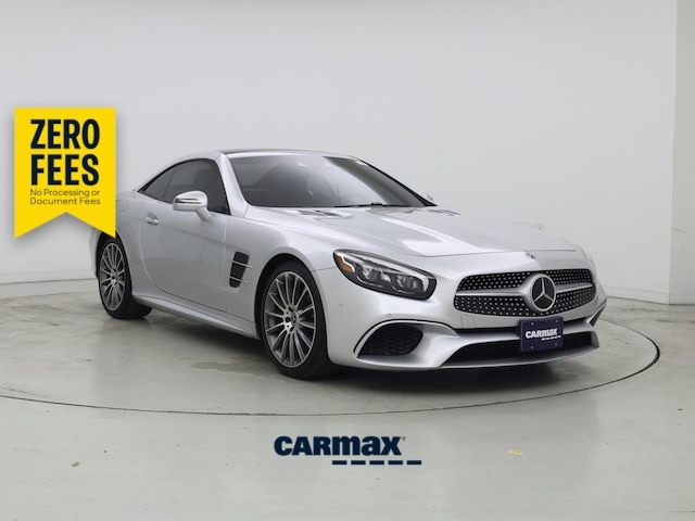 Silver 2018 Mercedes-Benz SL-Class Convertible Rear-Wheel Drive Automatic