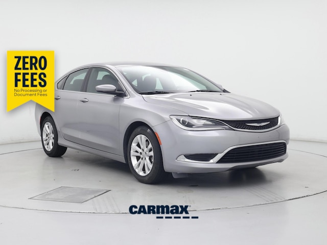 Silver 2016 Chrysler 200 Sedan Front-Wheel Drive Automatic
