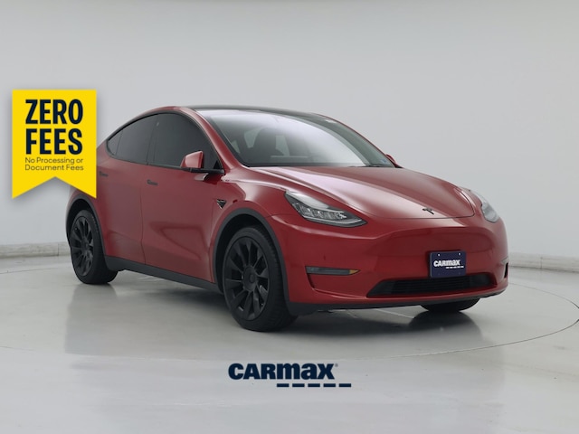 Red 2023 Tesla Model Y Long Range AWD SUV / Crossover All-Wheel Drive Automatic