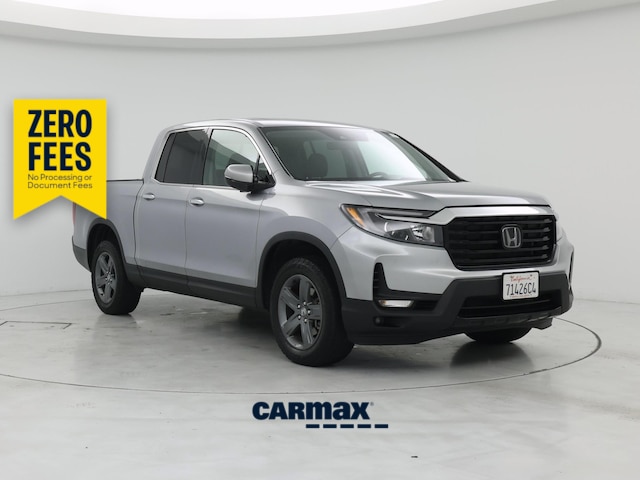 Silver 2022 Honda Ridgeline RTL-E AWD Pickup Truck All-Wheel Drive Automatic
