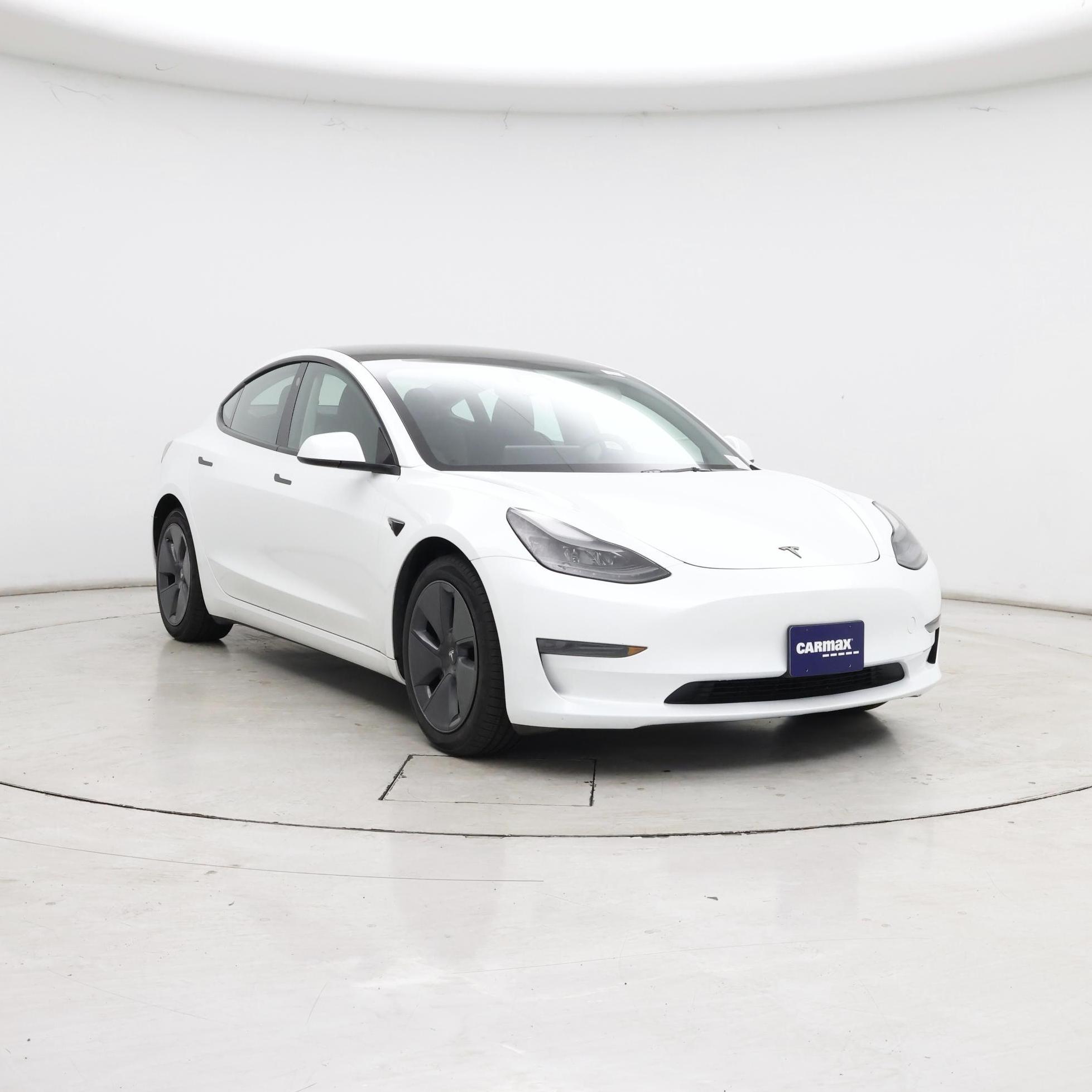 White 2023 Tesla Model 3 RWD Sedan Rear-Wheel Drive Automatic