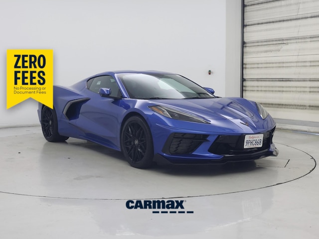 Blue 2022 Chevrolet Corvette Stingray 2LT Coupe RWD Coupe Rear-Wheel Drive Automatic