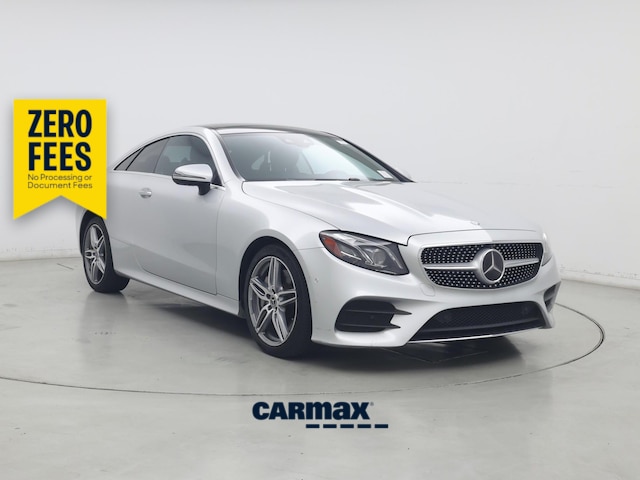 Silver 2018 Mercedes-Benz E-Class Coupe All-Wheel Drive Automatic