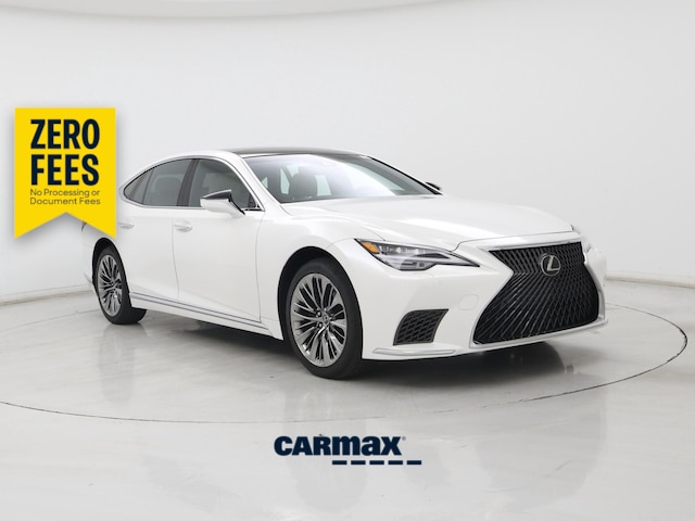 White 2021 Lexus LS 500 AWD Sedan All-Wheel Drive Automatic