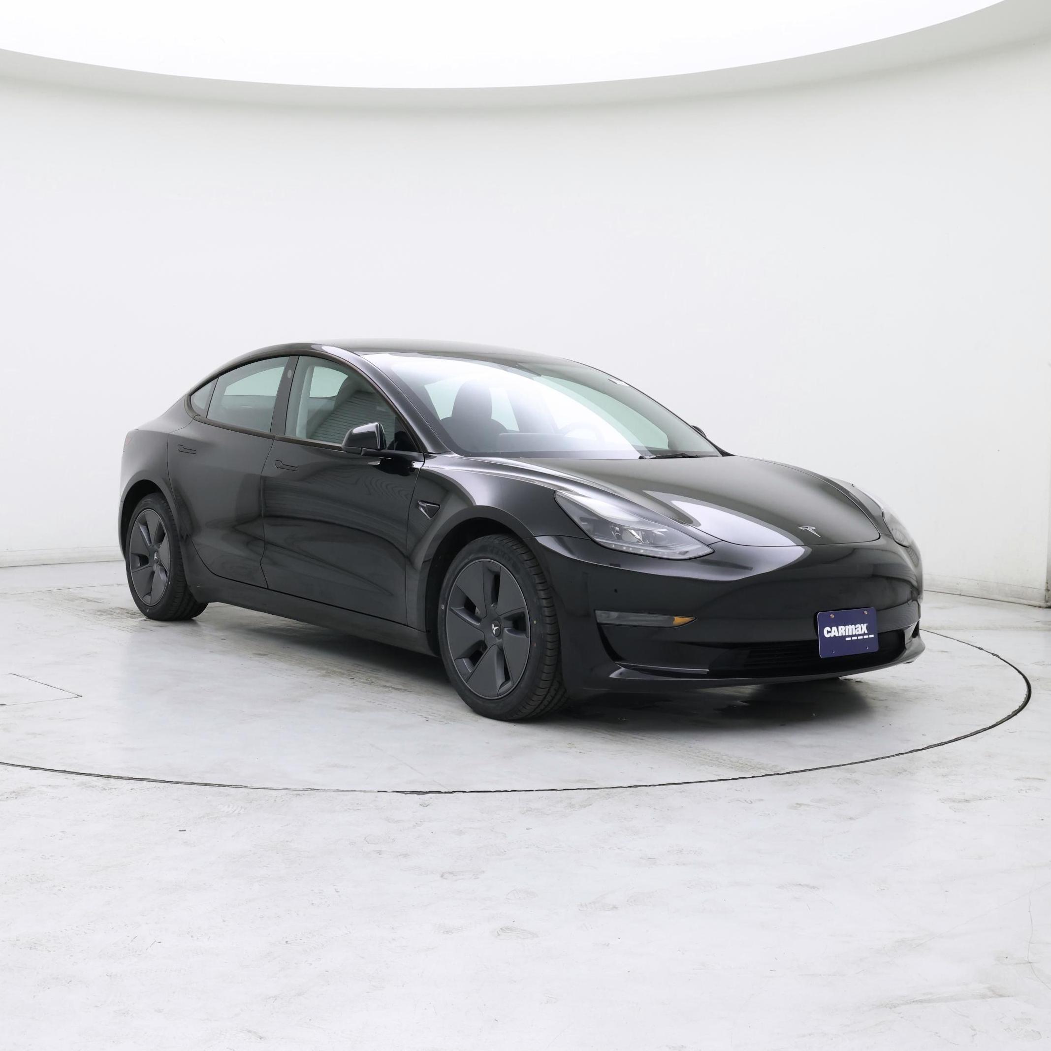 Black 2023 Tesla Model 3 Sedan Rear-Wheel Drive Automatic