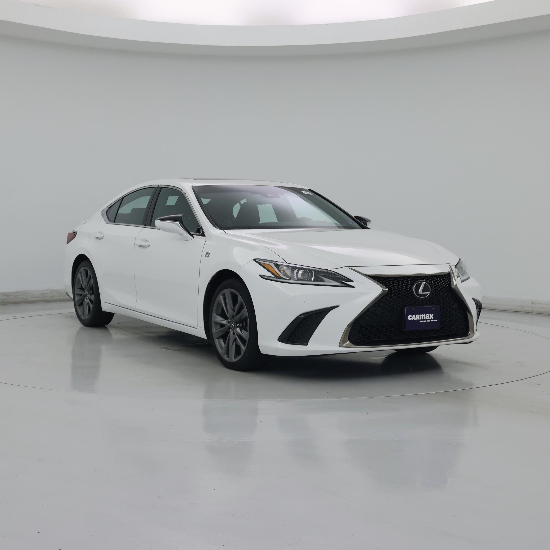 White 2021 Lexus ES 350 F Sport FWD Sedan Front-Wheel Drive Automatic