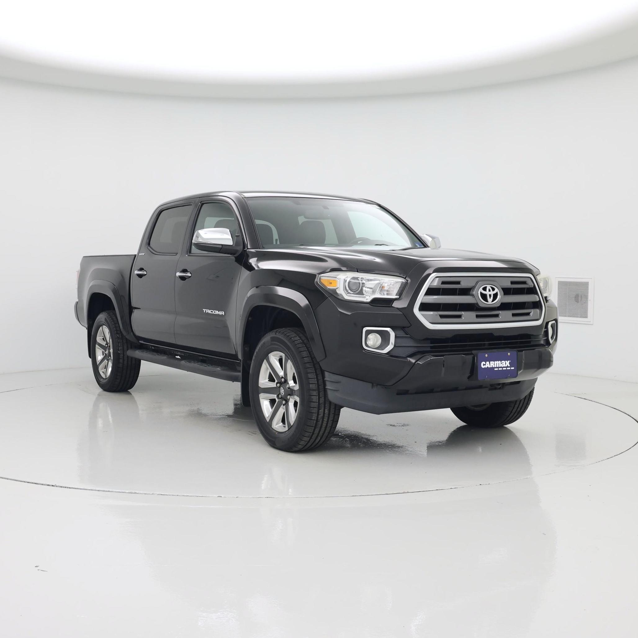 Black 2017 Toyota Tacoma Pickup Truck Four-Wheel Drive Automatic