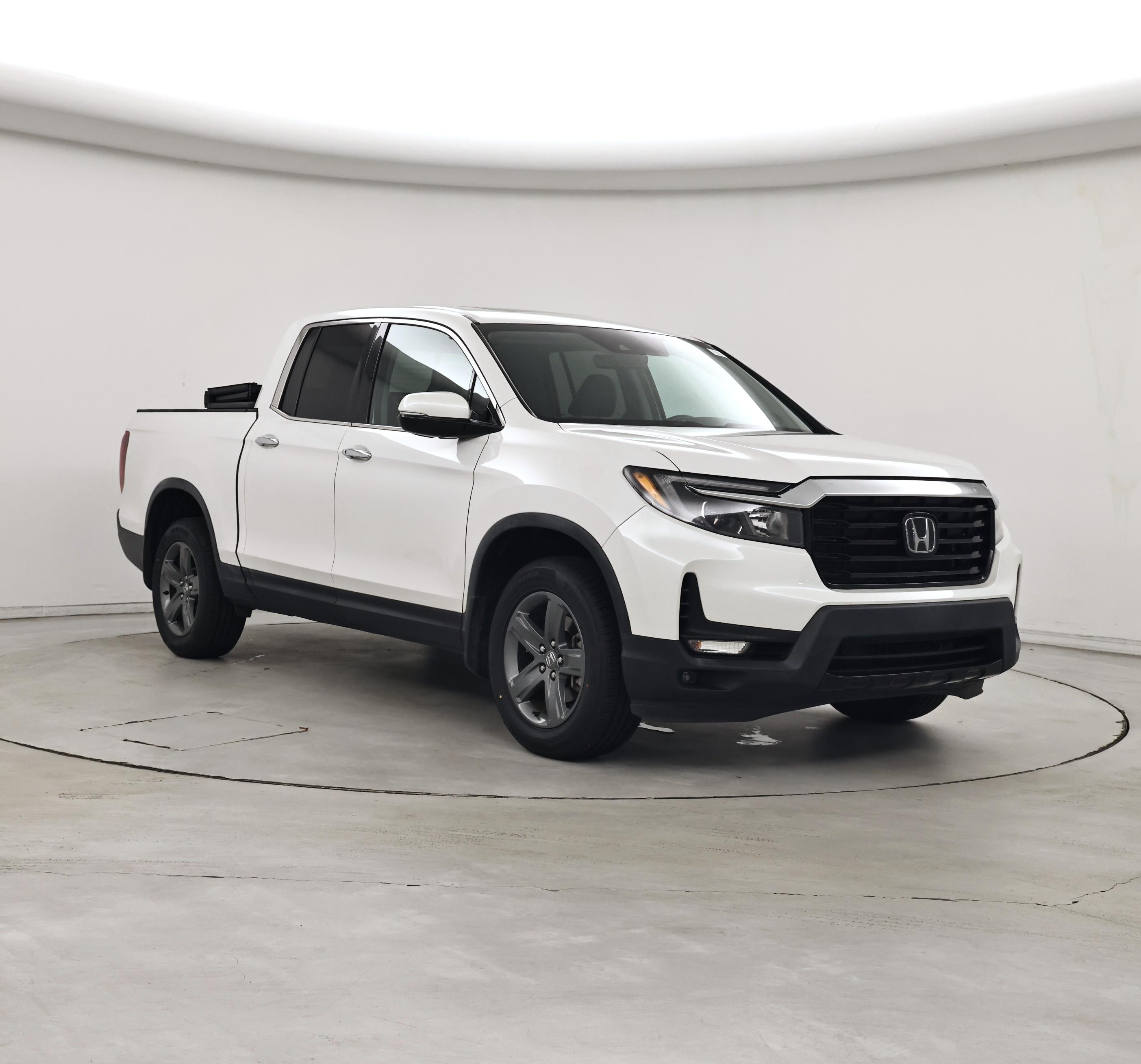 White 2023 Honda Ridgeline RTL-E AWD Pickup Truck All-Wheel Drive Automatic