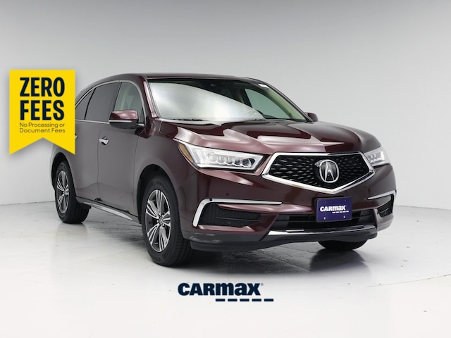 Red (Burgundy) 2017 Acura MDX SH-AWD SUV / Crossover All-Wheel Drive Automatic