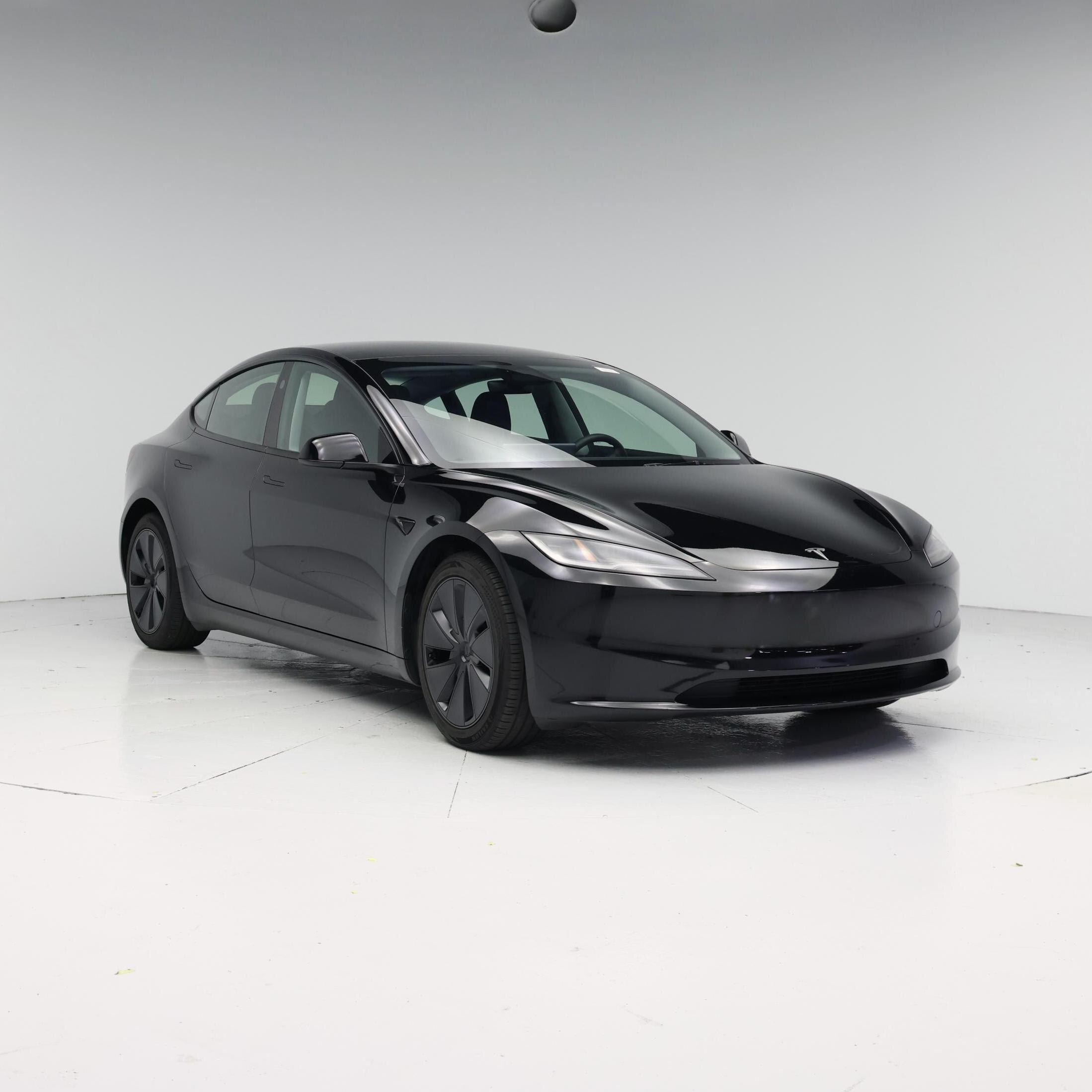 Black 2024 Tesla Model 3 Long Range AWD Sedan All-Wheel Drive Automatic