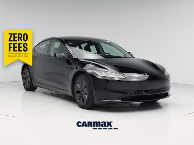 Black 2024 Tesla Model 3 Long Range AWD Sedan All-Wheel Drive Automatic