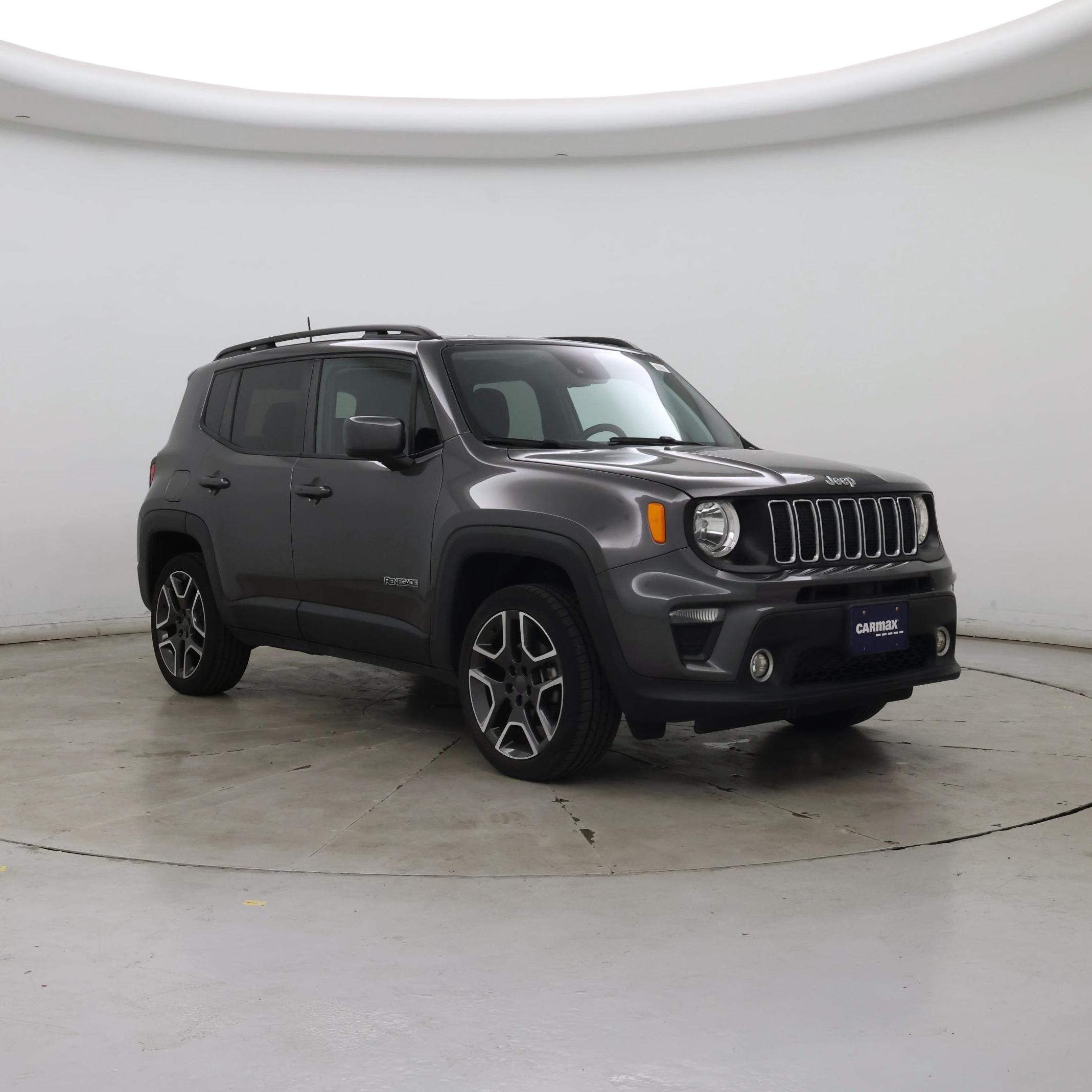 Gray 2021 Jeep Renegade Latitude 4WD SUV / Crossover Four-Wheel Drive Automatic