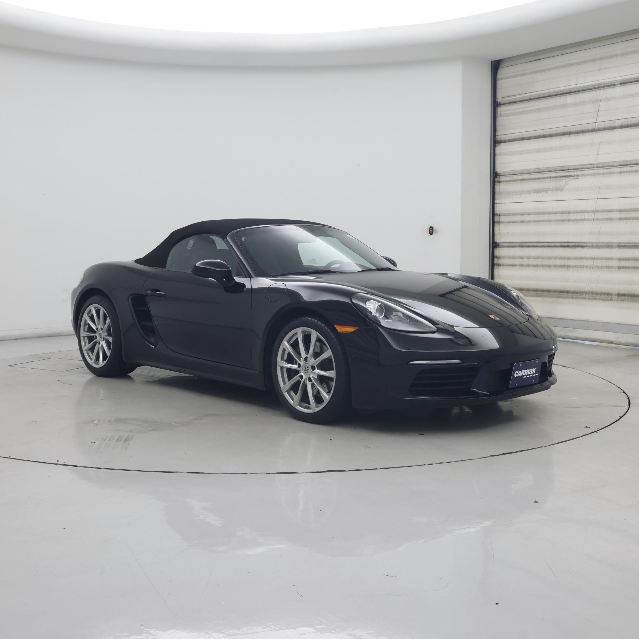 Black 2020 Porsche 718 Boxster Convertible  Manual
