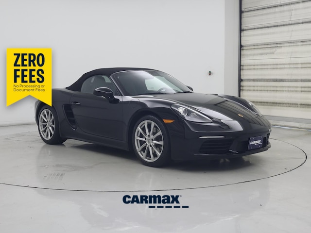 Black 2020 Porsche 718 Boxster Convertible Manual