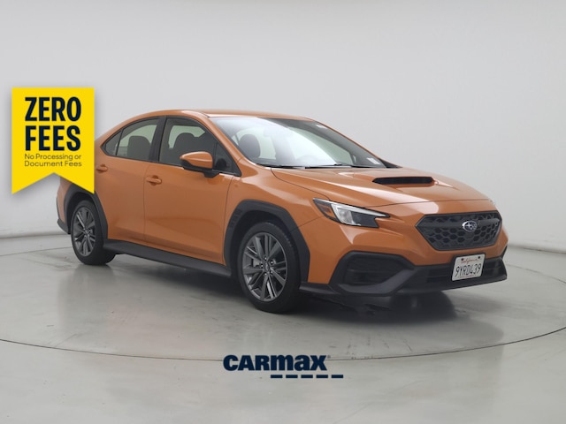 Orange 2023 Subaru WRX Sedan All-Wheel Drive Manual