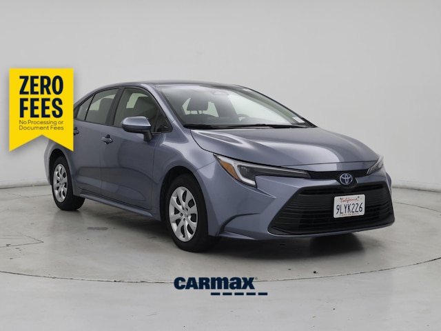 Blue 2024 Toyota Corolla Hybrid LE FWD Sedan Front-Wheel Drive Automatic