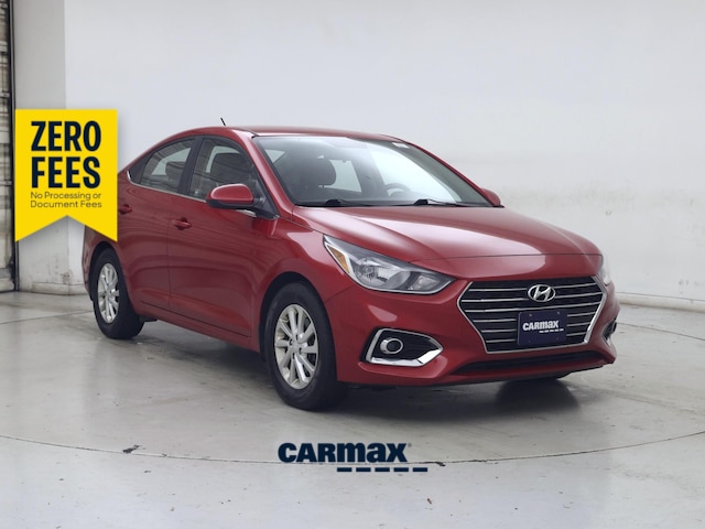 Red 2020 Hyundai Accent Sedan Front-Wheel Drive Automatic