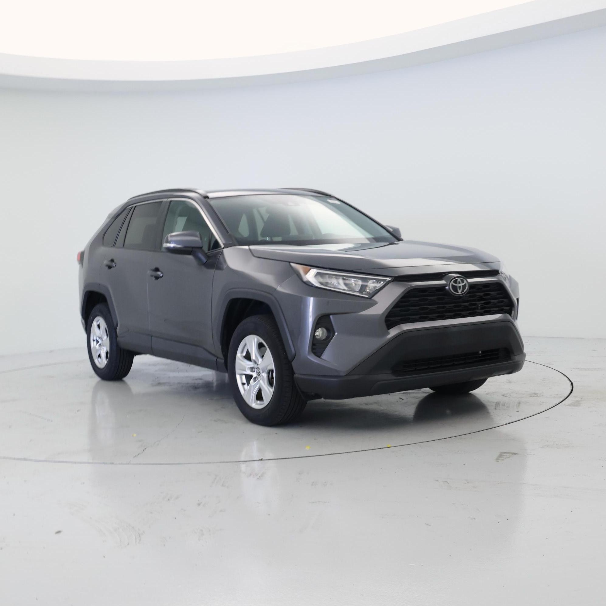 Gray 2021 Toyota RAV4 XLE FWD SUV / Crossover Front-Wheel Drive Automatic