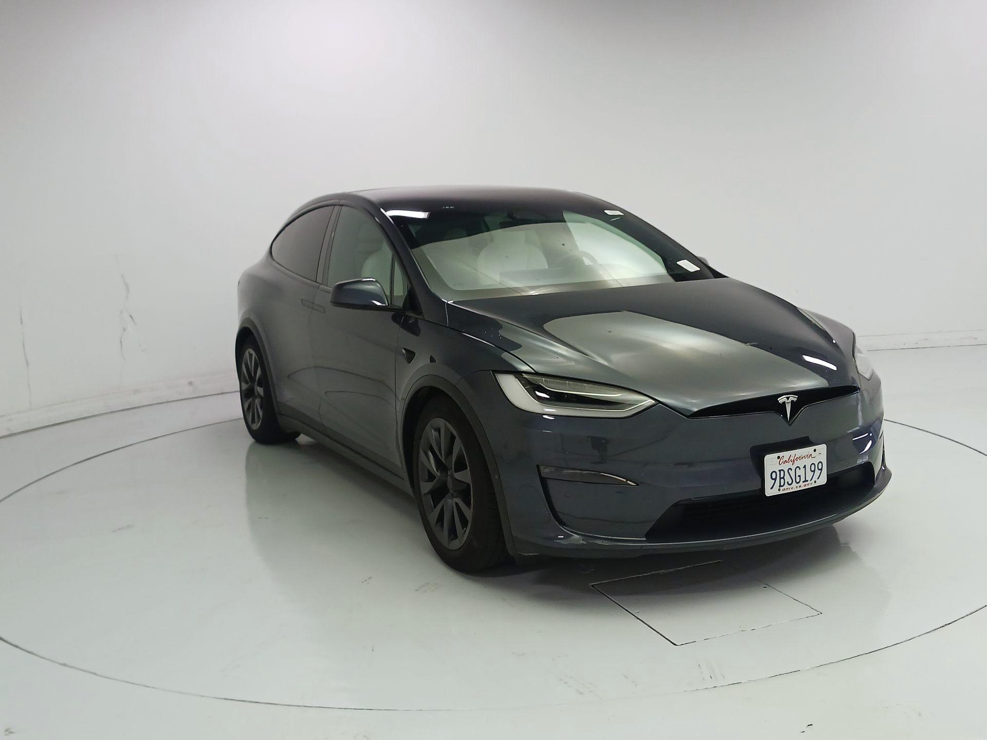 Gray 2022 Tesla Model X SUV / Crossover All-Wheel Drive Automatic