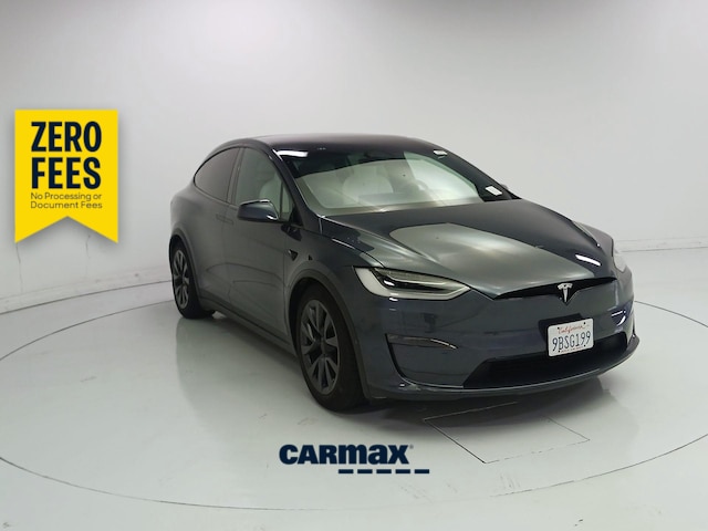 Gray 2022 Tesla Model X SUV / Crossover All-Wheel Drive Automatic