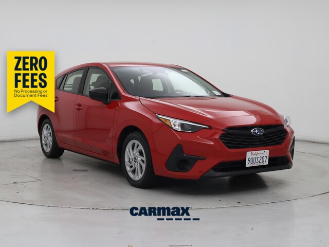 Red 2025 Subaru Impreza Sedan Automatic