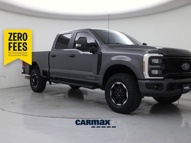 Gray 2024 Ford F-250 Super Duty Pickup Truck Four-Wheel Drive Automatic