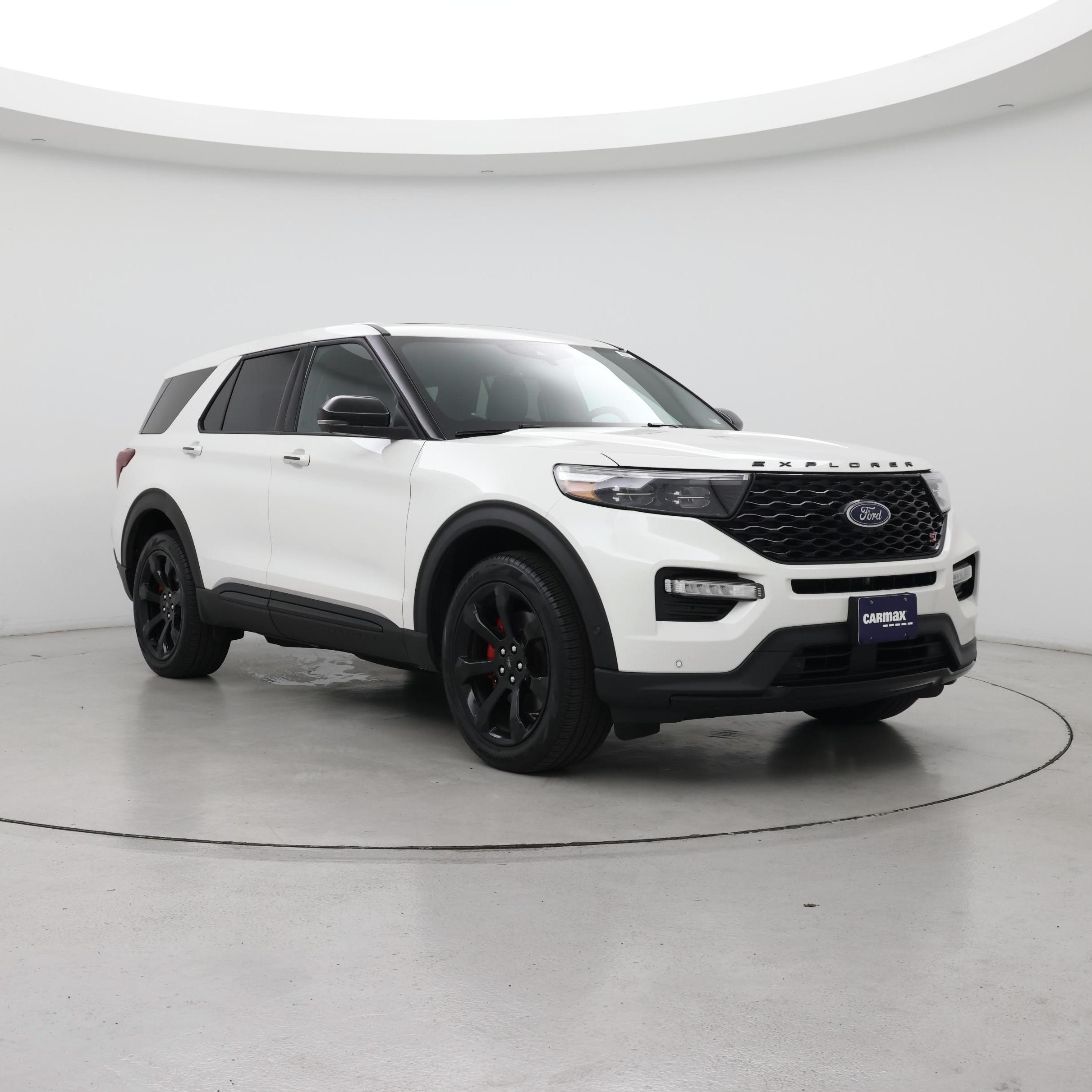 White 2022 Ford Explorer SUV / Crossover All-Wheel Drive Automatic