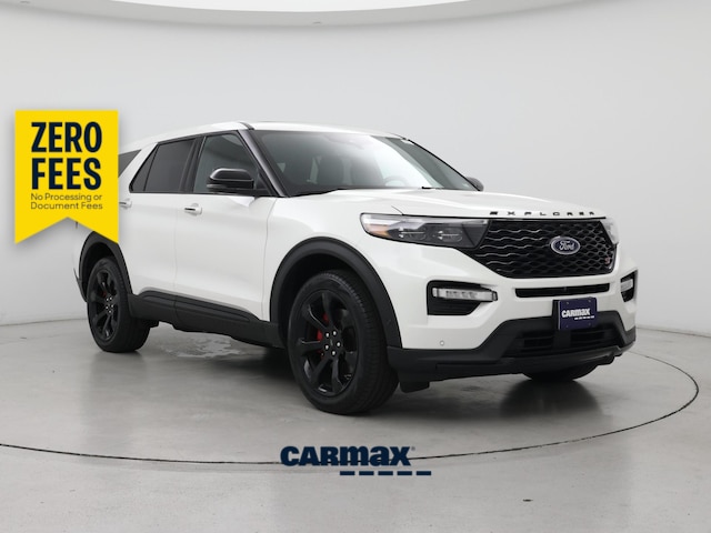White 2022 Ford Explorer SUV / Crossover All-Wheel Drive Automatic