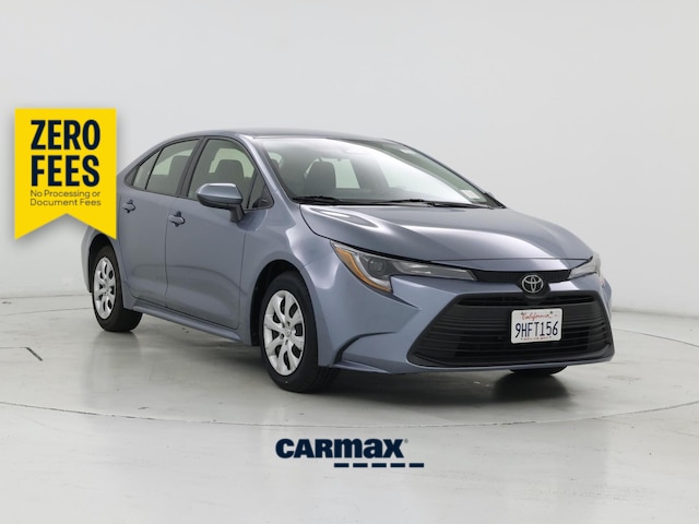 Blue 2023 Toyota Corolla LE FWD Sedan Front-Wheel Drive Automatic