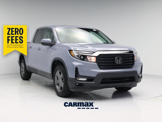 Blue 2023 Honda Ridgeline RTL AWD Pickup Truck All-Wheel Drive Automatic