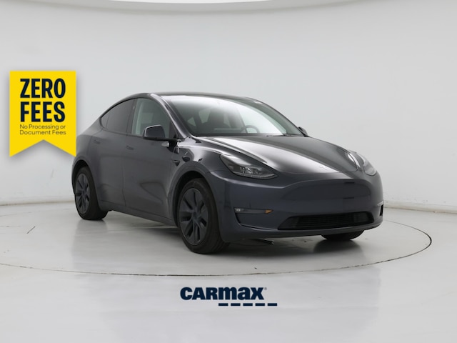 Gray 2025 Tesla Model Y SUV / Crossover All-Wheel Drive Automatic