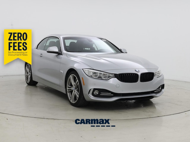 Silver 2017 BMW 4 Series 430i Convertible RWD Convertible Rear-Wheel Drive Automatic
