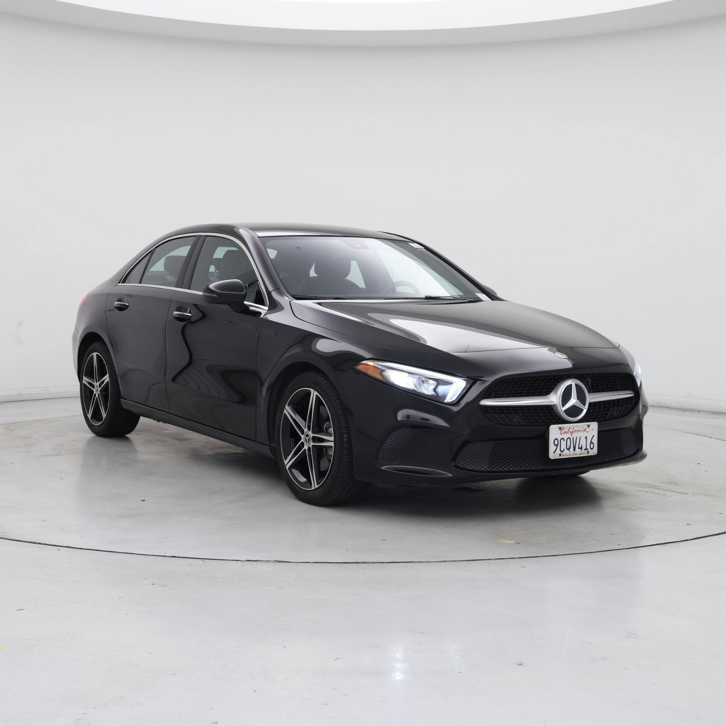 Black 2022 Mercedes-Benz A-Class Sedan Front-Wheel Drive Automatic