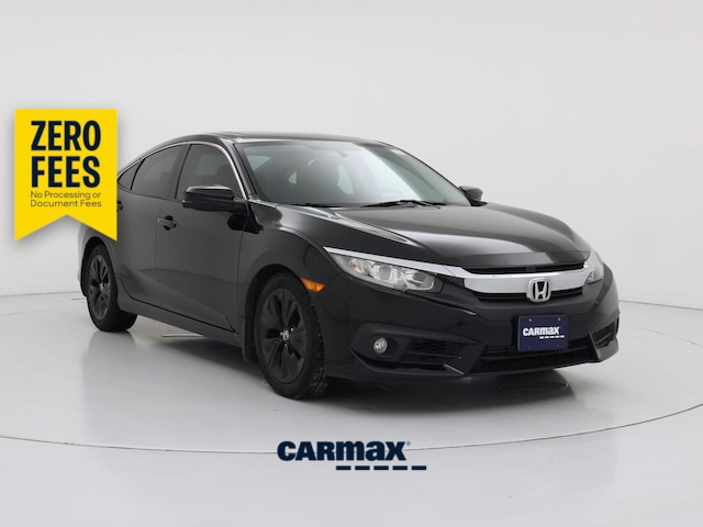 Black 2016 Honda Civic Sedan Front-Wheel Drive Automatic