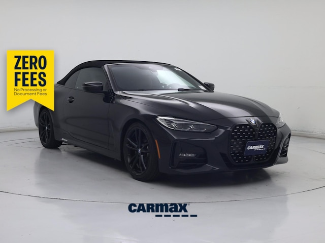 Black 2021 BMW 4 Series Convertible Rear-Wheel Drive Automatic