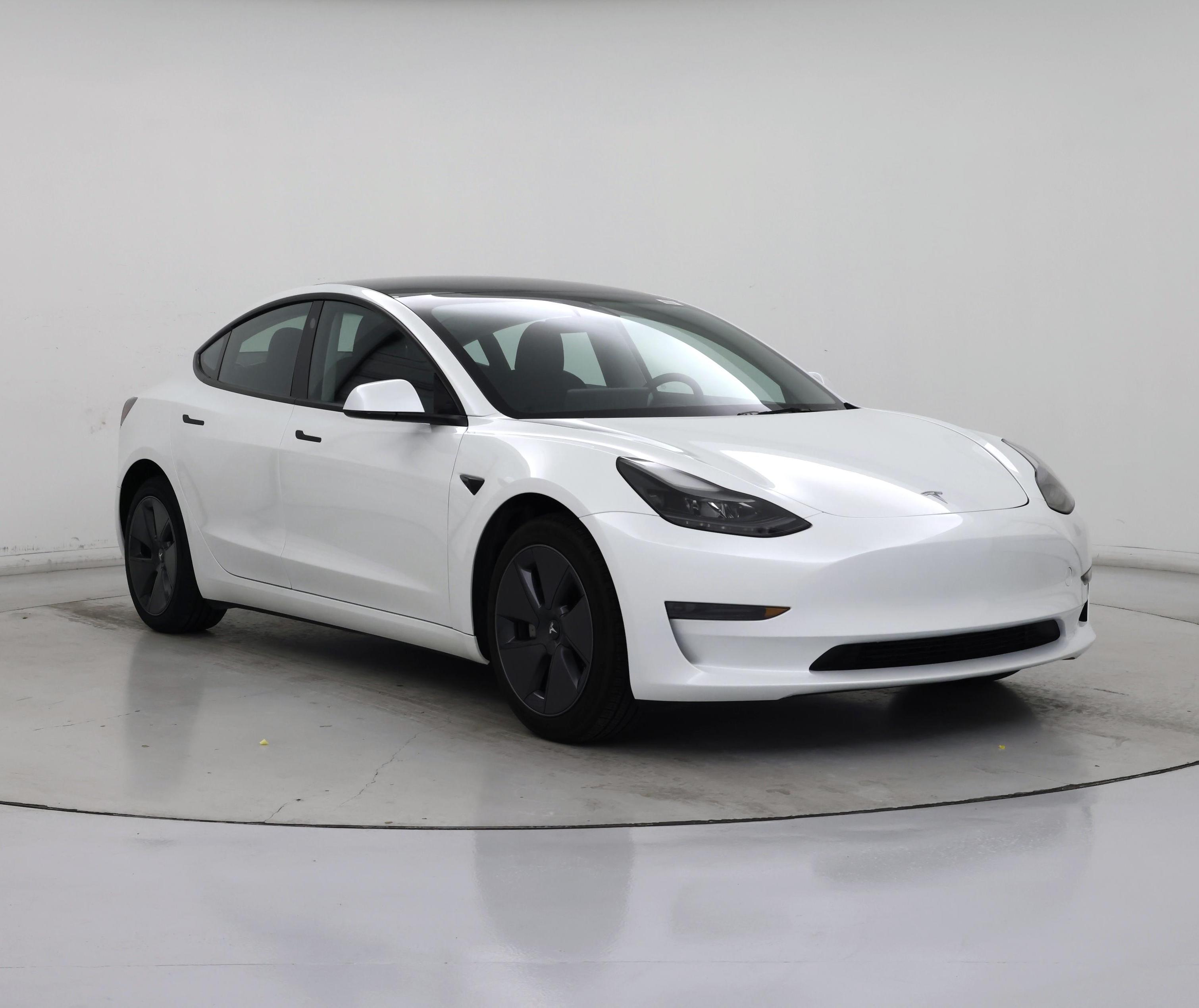 White 2023 Tesla Model 3 Sedan Rear-Wheel Drive Automatic