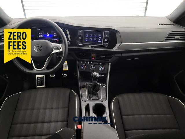 Blue 2024 Volkswagen Jetta Sport FWD Sedan Front-Wheel Drive Manual