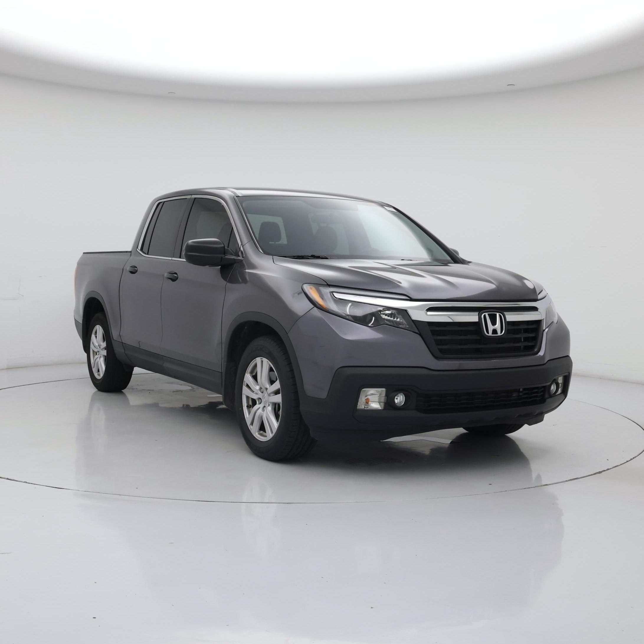 Gray 2019 Honda Ridgeline RT FWD Pickup Truck Front-Wheel Drive Automatic