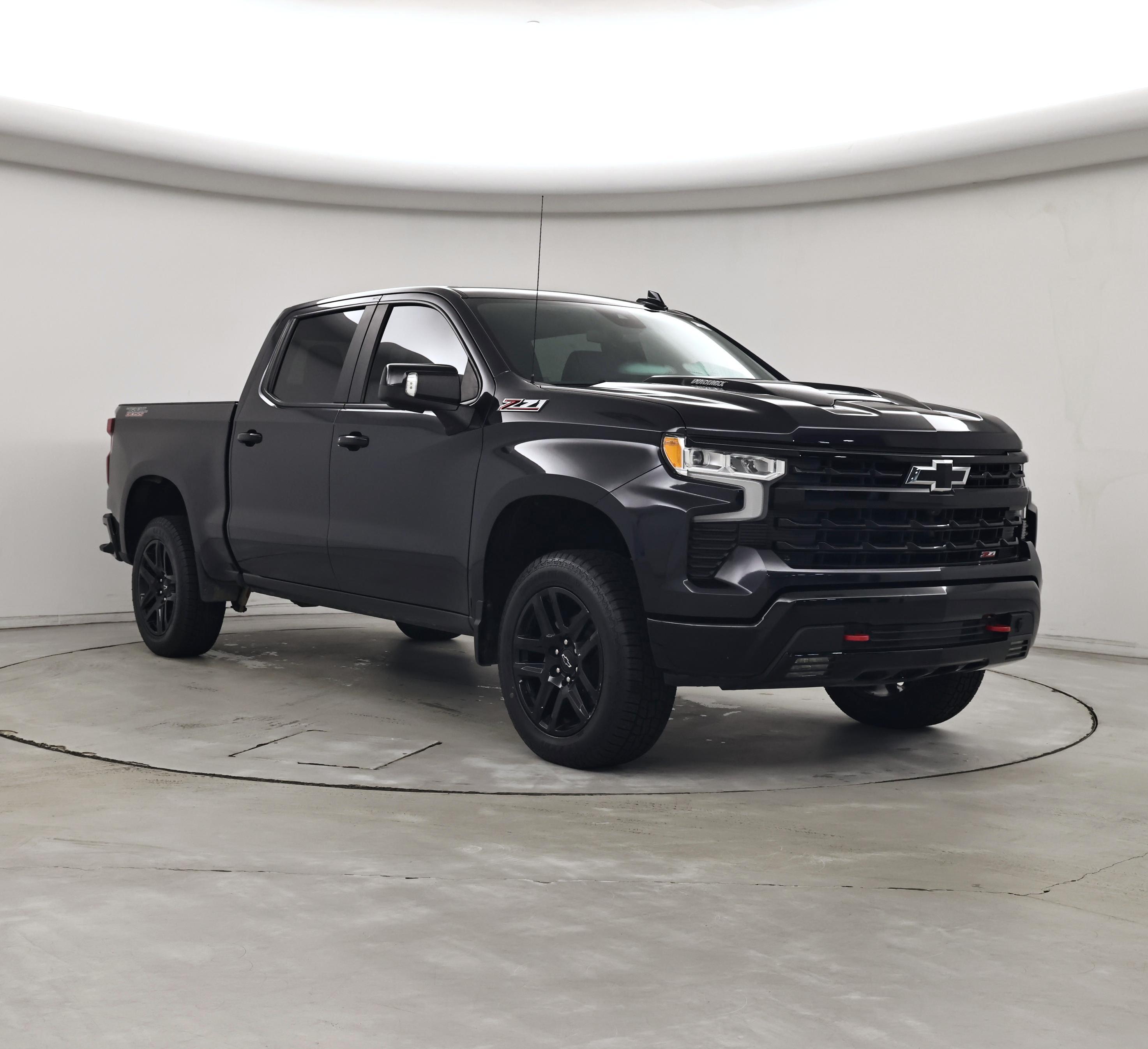 Black 2022 Chevrolet Silverado 1500 Pickup Truck Four-Wheel Drive Automatic