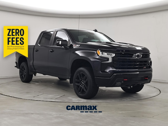 Black 2022 Chevrolet Silverado 1500 Pickup Truck Four-Wheel Drive Automatic
