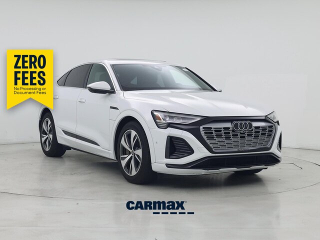 White 2024 Audi Q8 e-tron Sportback quattro Premium Plus S line AWD Sedan All-Wheel Drive Automatic