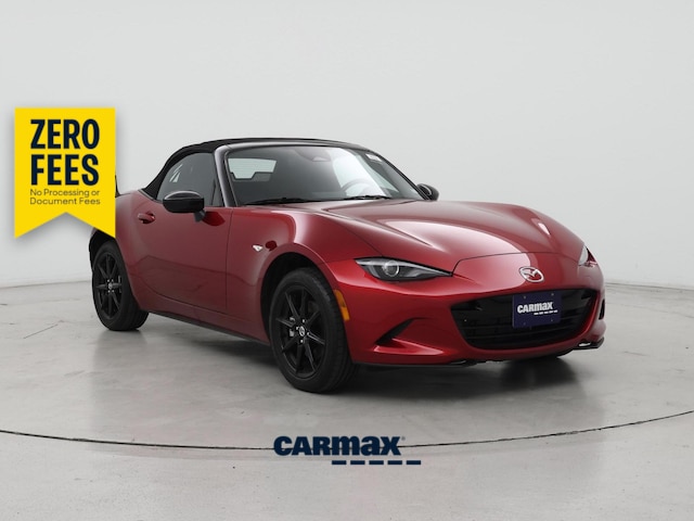 Red 2025 Mazda MX-5 Miata Convertible Rear-Wheel Drive Manual